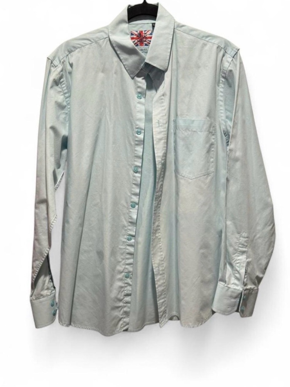 English Laundry Light Blue Long Sleeve Dress Shirt